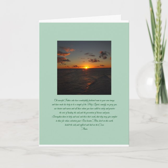 Cartão Oração do Doutor (Frente)