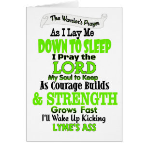 Cartão Oração do Guerreiro...