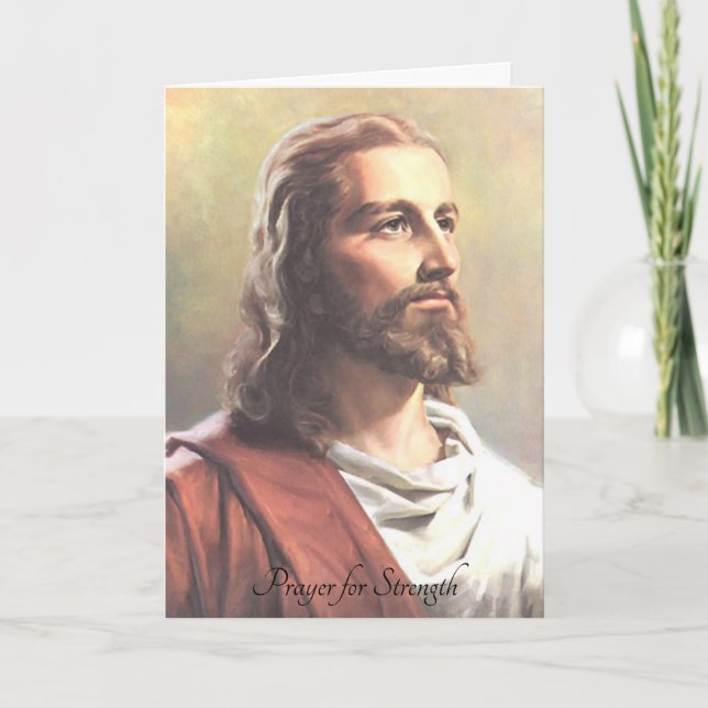Cartão Oração do Senhor pela Força (Frente)