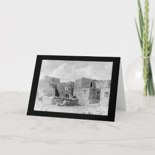 Cartão Oraibi Pueblo Hopi Indian 1895