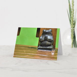 Cartão Orando pela chuva, carta