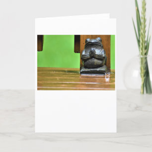 Cartão Orando pela chuva, carta