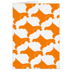 Cartão Orange Cocker Spaniel