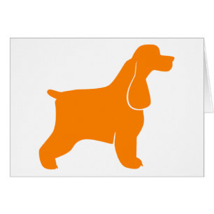 Cartão Orange Cocker Spaniel