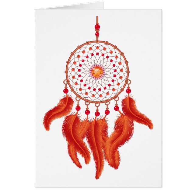 Cartão Orange Dream Catcher (Frente)