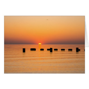 Cartão Orange Lake Sunrise