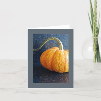 Cartão Orange Pumpkin Blank Notecard