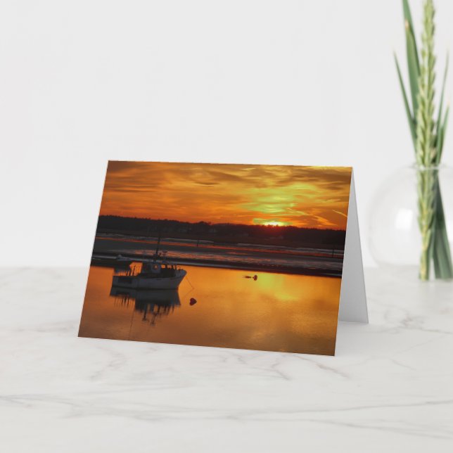 Cartão Orange Sunset Card (Frente)