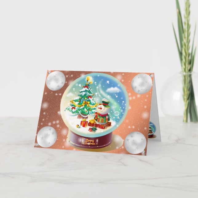 Cartão Orange Winter (Frente)