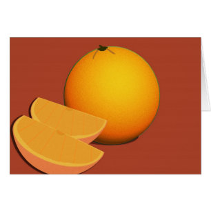 Cartão Orange You Glad Custom Interior Text Card