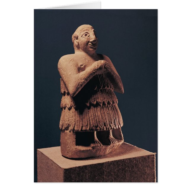 Cartão Orant, de Tello (Frente)