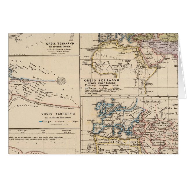 Cartão Orbis terrarum (Frente Horizontal)
