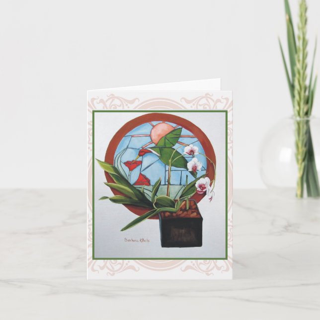 Cartão Orchid Note card (Frente)