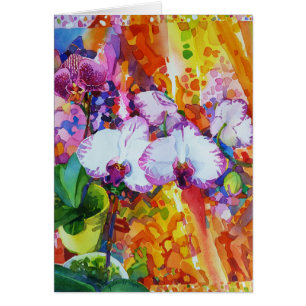 Cartão 'Orchidoodle