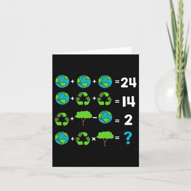 Cartão Ordem De Operação Humor Dia Da Terra Do Professor  (Frente)