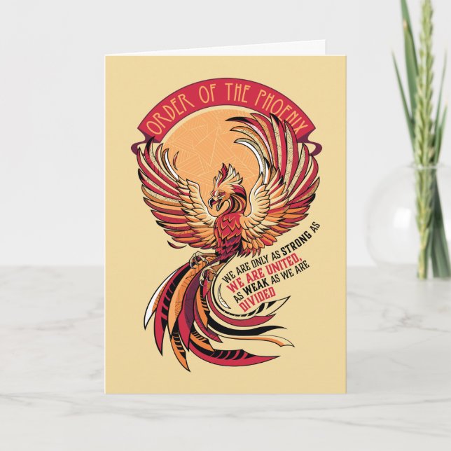 Cartão Ordem do Emblema Cruzado de Phoenix (Frente)