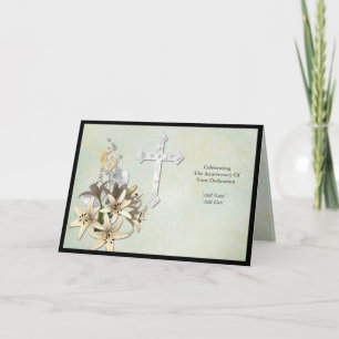 Cartão Ordenação Bênção   Aniversário da Ordenação