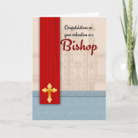 Ordenação De Bishop parabéns Em Pergaminho