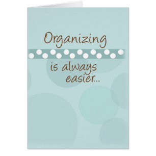 Cartão Organizar é sempre mais fácil