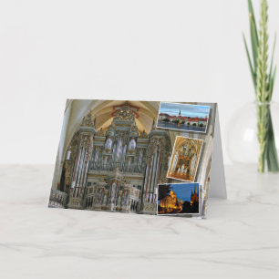 Cartão Órgão da igreja de Erfurt Prediger