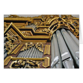 Cartão Órgão de tubos da catedral de Fulda
