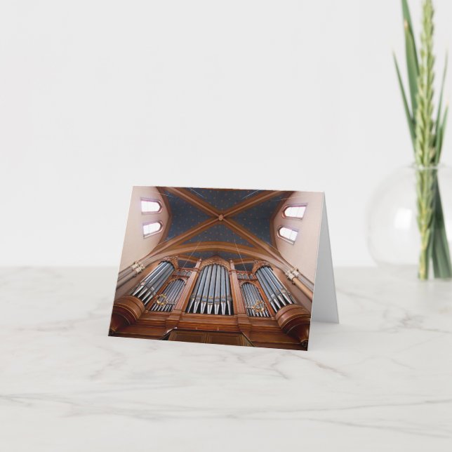 Cartão Órgão Wiesbaden Marktkirche (Frente)