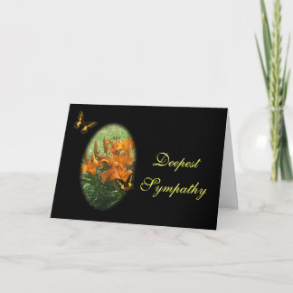 Cartão OrgLillies & Swallowtail- personalizam toda a