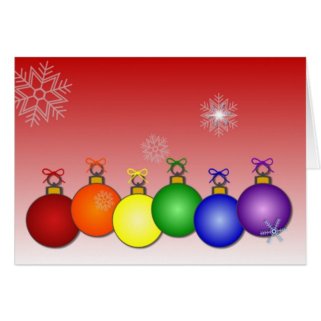 Cartão Orgulho Chistmas (Frente Horizontal)