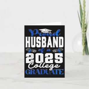 Cartão Orgulho Do Marido Da Faculdade De Formandos De 202