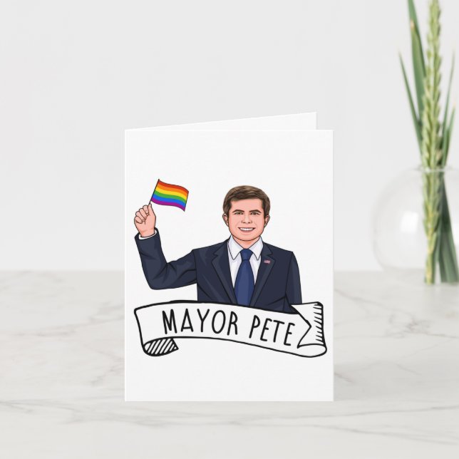 Cartão Orgulho do Prefeito Pete (Frente)