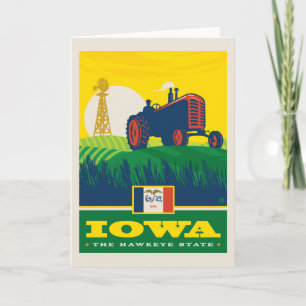 Cartão Orgulho Estatal   Iowa