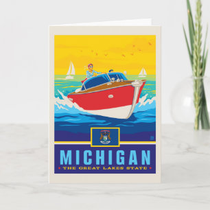 Cartão Orgulho Estatal Michigan