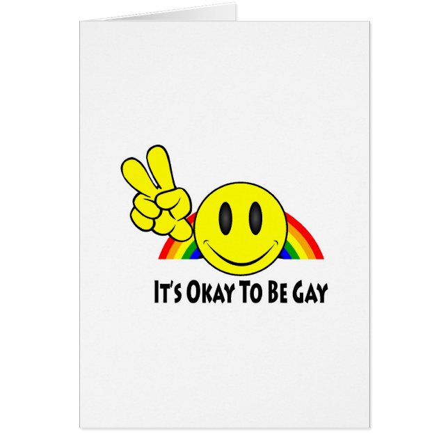 Cartão Orgulho gay Rainbow (Frente)