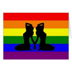 Cartão Orgulho lésbica grego