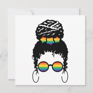 Cartão Orgulho LGBT. Amor gay.