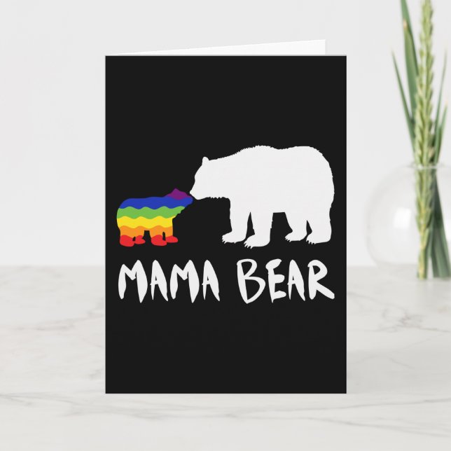 Cartão Orgulho Mama Bear (Frente)