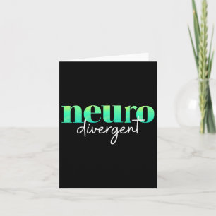 Cartão Orgulho Neurodivergente Por Autismo Adhd E Asd Awa