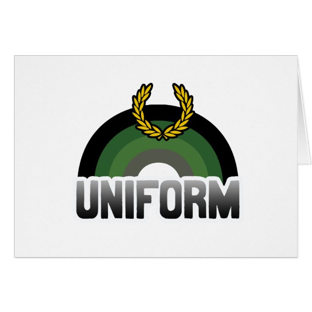 Cartão Orgulho Uniforme (Frente Horizontal)