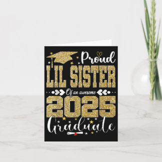 Cartão Orgulhosa Irmã De Um Formando Sêlio Incrível 2025