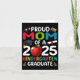 Cartão Orgulhosa Mãe Da Graduação Do Formando De Jardim D