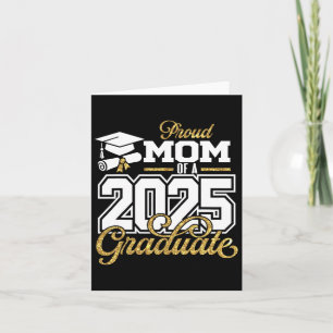 Cartão Orgulhosa Mãe De Um Graduado 2025 Mãe Senior 2025