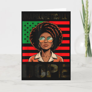 Cartão Orgulhosamente Mulher Afro Orgulho Negro