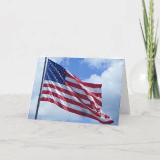 Cartão Orgulhoso de ser americano