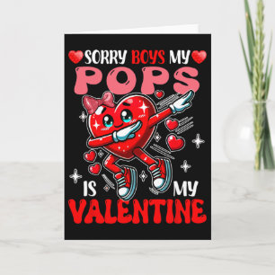 Cartão Orgulhoso meu pai é o meu coração de dabbing do di