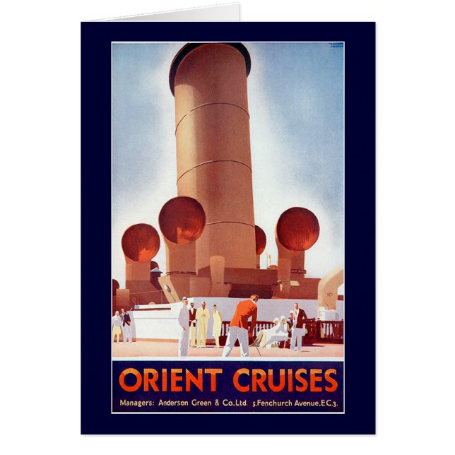 Cartão Orient Cruises Big Funnel (Frente)