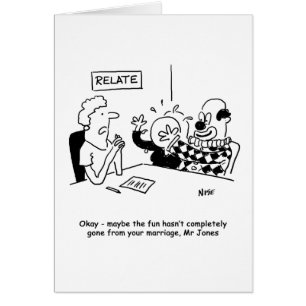 Cartão Orientação do casamento. Diversão não foi completa