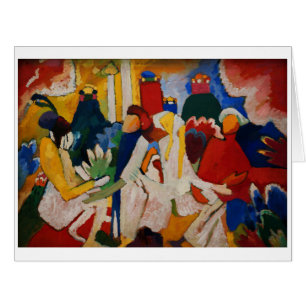 Cartão Oriental por Wassily Kandinsky