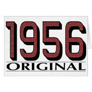 Cartão Original 1956