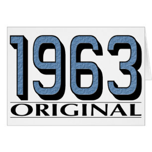 Cartão Original 1963