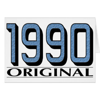Cartão Original 1990